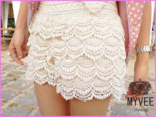 Shorts Renda (sob encomenda)